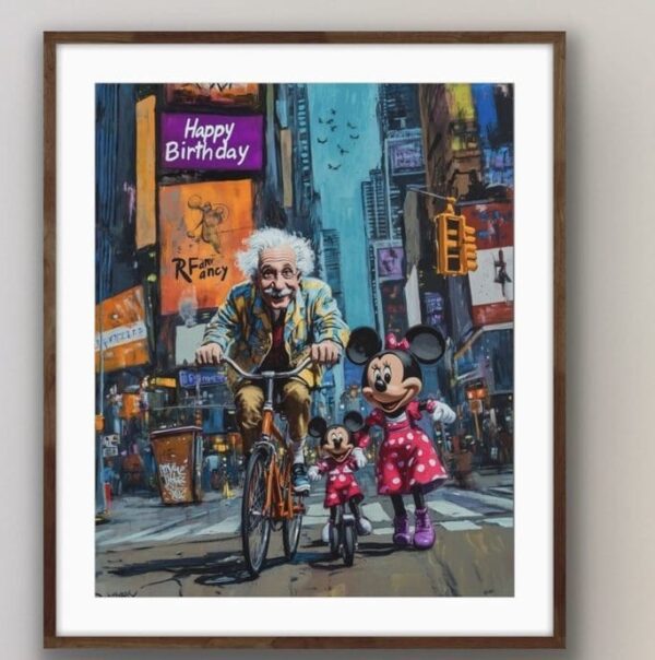 Einstein & Minnie Mouse - Bilde 2