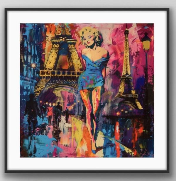Marilyn Monroe walking in the street - Bilde 2